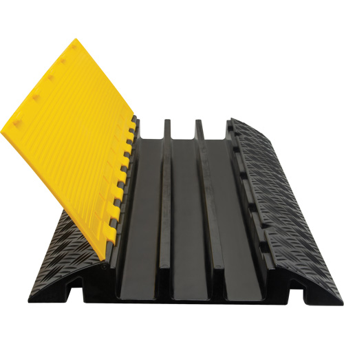 Polyurethane Cable Protector, 3 Channels, 35.43" L x 19.69" W x 3" H Ontario Packaging