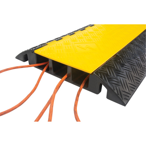 Polyurethane Cable Protector, 5 Channels, 35.43" L x 19.69" W x 2" H Ontario Packaging
