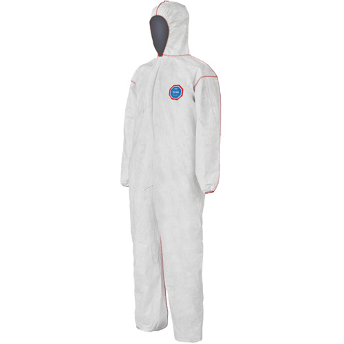 SFR Coveralls with Hood, Medium, White, Tyvek&reg; 400 Ontario Packaging