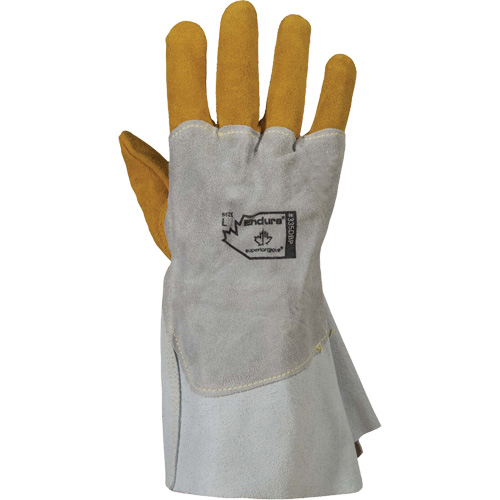 Gants de soudage 335DBP Endura, Cuir de vache refendu/Cuir d'&eacute;lan refendu, Taille Petit Ontario Packaging