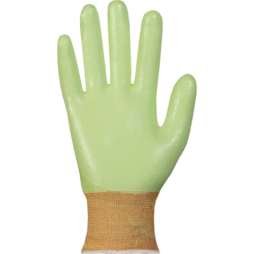 Gants r&eacute;sistant aux coupures haute visibilit&eacute; S18TAXFN, Taille 6, Calibre 18, Rev&ecirc;tement Mousse de nitrile, Enveloppe en TenActiv, ASTM ANSI niveau A9 Ontario Packaging