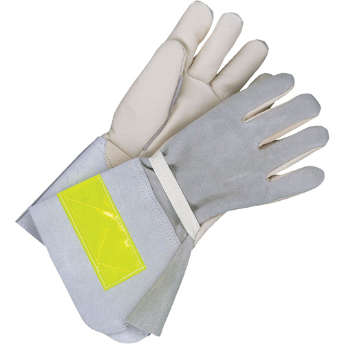 Gants de travail doubl&eacute;s avec poignet de 5", Cuir fleur de vache, Taille 10 Ontario Packaging