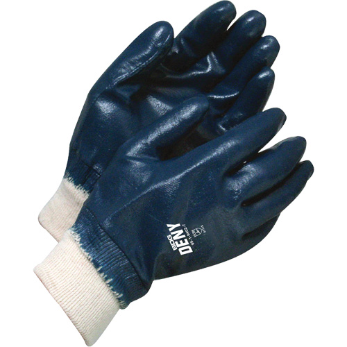 Gants avec poignet en tricot Deny, 11, R&ecirc;vetement Nitrile, Enveloppe en Coton Ontario Packaging