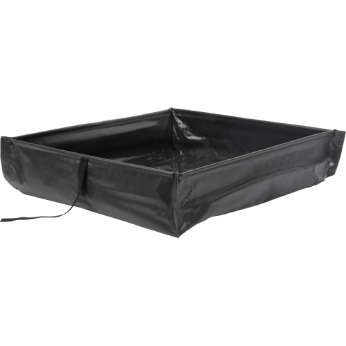 Collapsible Roll-Up Spill Berm, 34 US gal. Capacity, 3' W x 3' L x 6" H Ontario Packaging