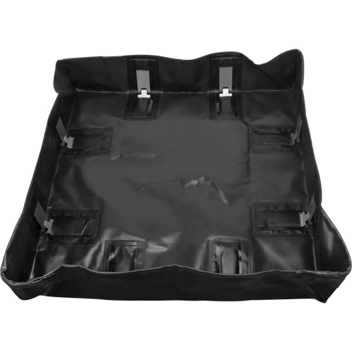 Collapsible Berm, 2244 US gal. Capacity, 12' W x 50' L x 6" H, Snap-Up Bracket Ontario Packaging