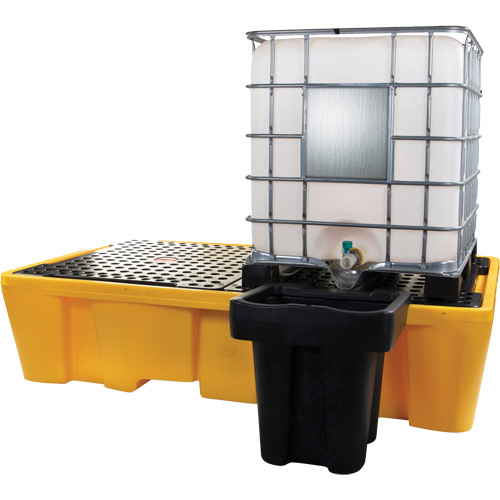 Double IBC Spill Pallet, 317 US gal. Spill Capacity, 89" x 57" x 23" Ontario Packaging
