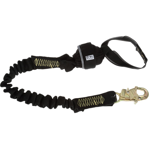 Shock Absorbing Arc Flash Web Lanyard, 6', Snap Hook Center, Choke-Off Loop Leg Ends, Kevlar&reg;/Nomex&reg; Ontario Packaging