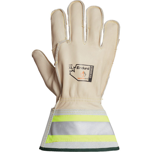 Gants de monteur de lignes Endura 365DLX2, Petit, Paume en Cuir de cheval Ontario Packaging