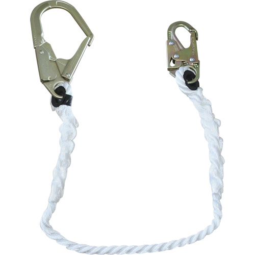 LAN-1242-4 Longe &agrave; corde de retenue 5/8", 1 branches, 4', Classe CSA A Ontario Packaging