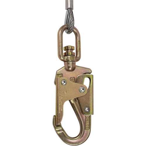 SRL-73302-40LE Self-Retracting Lifeline, 40', Galvanized Steel, Swivel Ontario Packaging