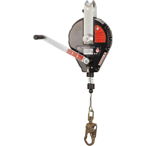 SRL-73303-60 Cable Self-Retracting Lifeline with Recovery, 60', Galvanized Steel, Swivel Ontario Packaging