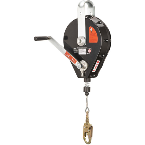 SRL-73303-96 Cable Self-Retracting Lifeline with Recovery, 96', Galvanized Steel, Swivel Ontario Packaging