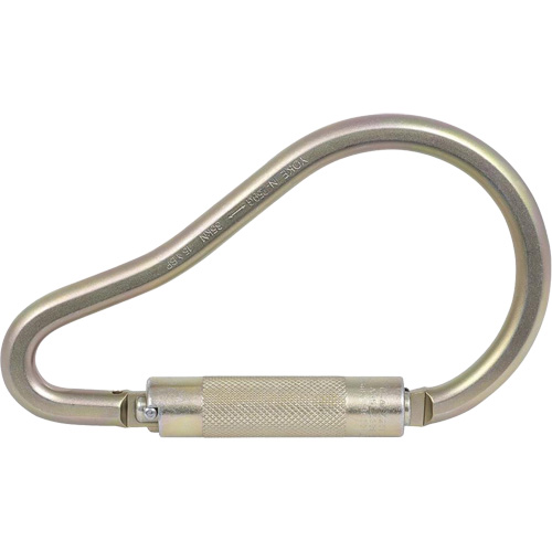 CP-04011-1 Zinc Plated Carabiner with 2" Gate Opening, Steel Ontario Packaging