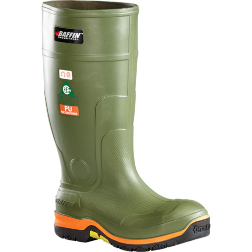 Bottes de s&eacute;curit&eacute; Hercules pour hommes, Polyur&eacute;thane thermique, Embout Aluminium, Pointure 4, Semelle R&eacute;sistant aux perforations Ontario Packaging