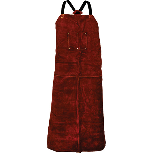 Tablier en cuir de vache Tillman 3842, Salopette, 42" lo, Brun Ontario Packaging