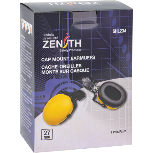 Passive Ear Muffs, Cap Mount, 27 NRR dB Ontario Packaging