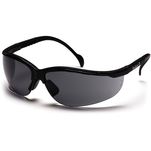 Venture II&reg; Half-Frame Safety Glasses, Grey Lens, Anti-Fog/Anti-Scratch/Anti-Static, ANSI Z87+/Meets/Exceeds CSA Z94.3 Ontario Packaging