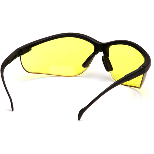 Venture II&reg; Half-Frame Safety Glasses, Amber Lens, ANSI Z87+/MCEPS GL-PD 10-12/Meets/Exceeds CSA Z94.3 Ontario Packaging