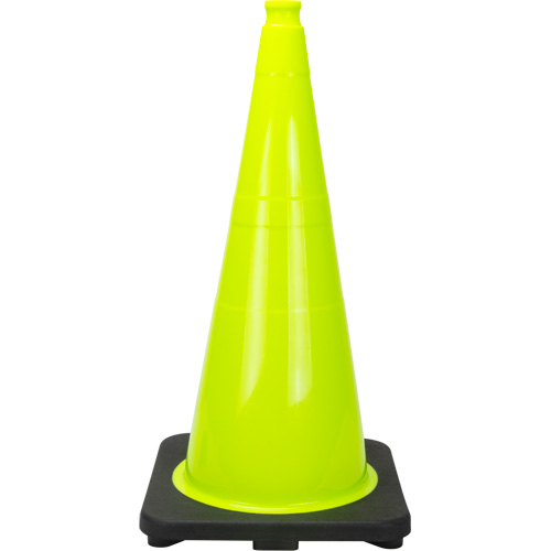 Premium Traffic Cone, 28", Lime Green Ontario Packaging