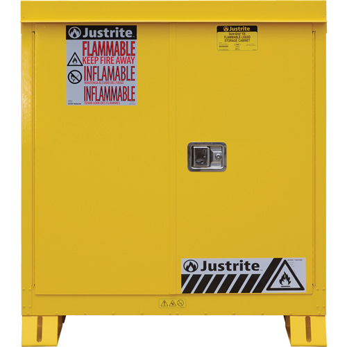 Outdoor Flammable Storage Cabinet, 30 gal., 2 Door, 43" W x 44" H x 18" D Ontario Packaging