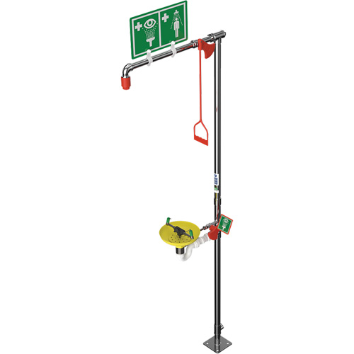 Combination Shower with Open ABS Bowl & Top Inlet, Pedestal Ontario Packaging