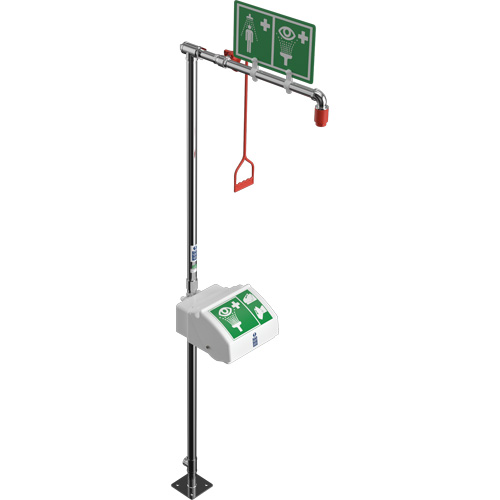 Douche combin&eacute;e avec cuvette ferm&eacute;e en ABS et entr&eacute;e inf&eacute;rieure, Socle Ontario Packaging