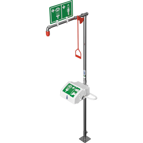 Douche combin&eacute;e avec cuvette ferm&eacute;e en ABS et entr&eacute;e sup&eacute;rieure, Socle Ontario Packaging