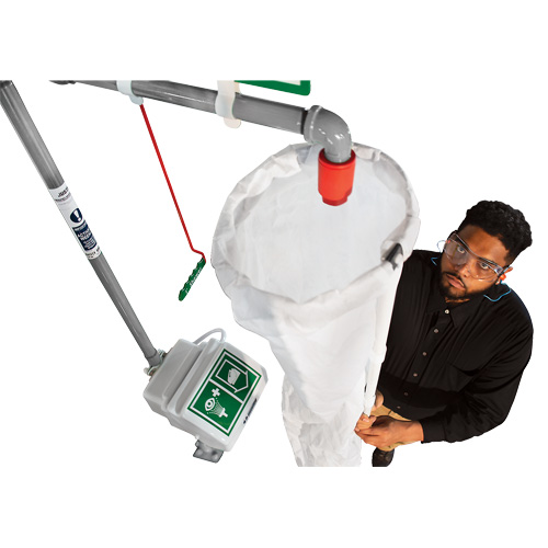 Safety Shower Test Kit with Bucket & Shower Sock Ontario Packaging