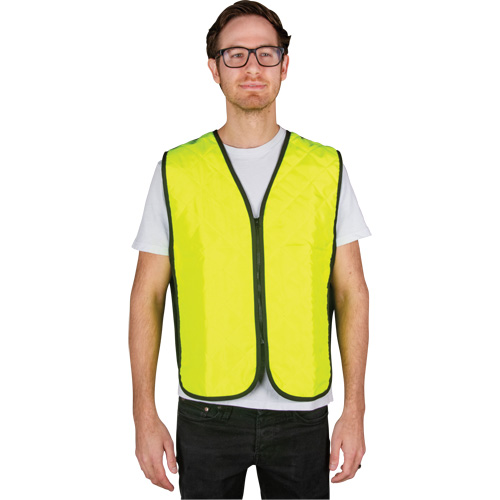 Evaporative Cooling Vest, Medium, High Visibility Lime-Yellow Ontario Packaging