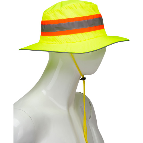 Chapeau de p&ecirc;cheur &agrave; refroidissement par &eacute;vaporation, Lime haute visibilit&eacute; Ontario Packaging
