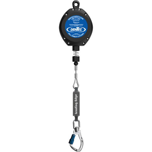 Self-Retracting Lifeline, 30', Galvanized Steel, Swivel Ontario Packaging