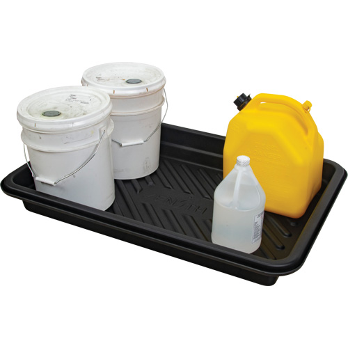 Spill Tray, 24" L x 36" W x 4.5" H, 18 US gal. Spill Capacity Ontario Packaging