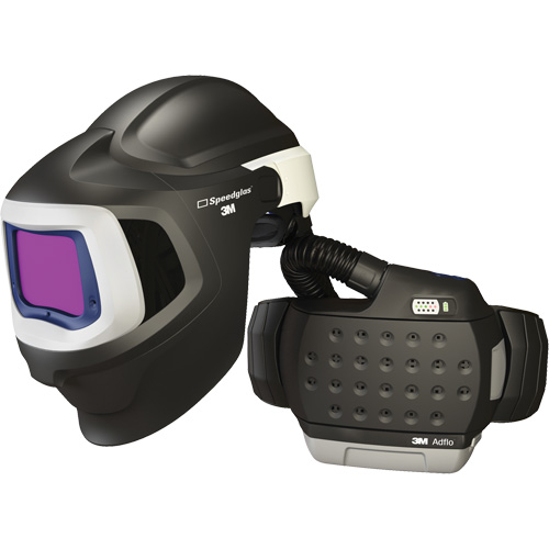 Adflo Powered Air Purifying Respirator HE System with Speedglas 9100 MP Welding Helmet, Welding Helmet, Lithium-Ion Battery Ontario Packaging