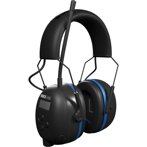 Black & Blue Air Defender AM/FM BT Earmuffs, Headband Style, 25 dB Ontario Packaging