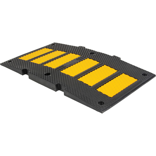 Middle Speed Hump, Rubber, 2' L x 8" W x 1-1/4" H Ontario Packaging