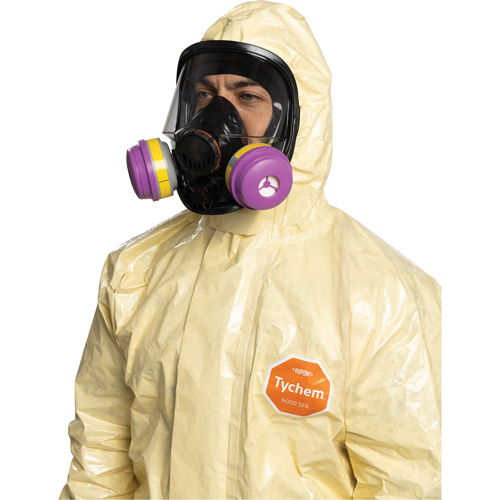 Tychem&reg; 6000 SFR Coverall, Size Small, Khaki Ontario Packaging