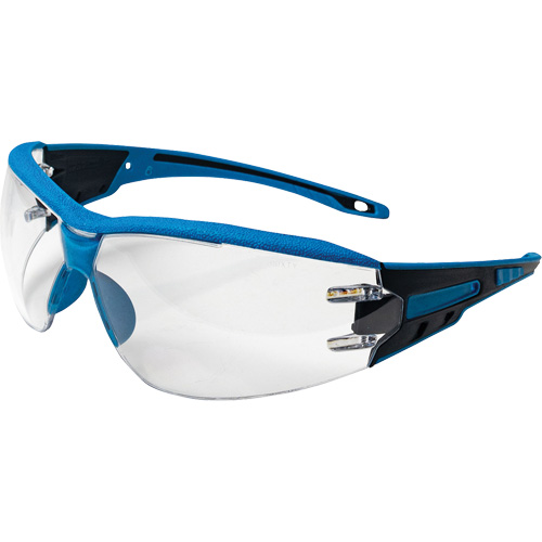 Lunettes de s&eacute;curit&eacute; sans monture Captain d&eacute;tectables par d&eacute;tecteur de m&eacute;taux, Lentille Transparent, Antibu&eacute;e/Anti-&eacute;gratignures, ANSI Z87+/R&eacute;pond ou surpasse la norme CSA Z94.3 Ontario Packaging