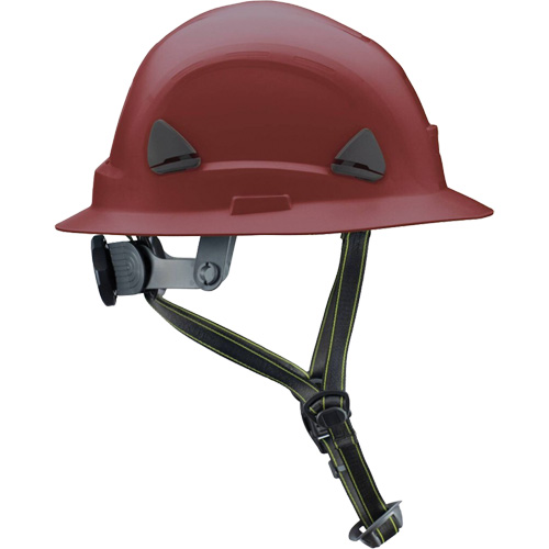 Fibre Metal Climbing Style Helmet with Full Brim, Meets CSA Type 2, Ratchet Suspension, Non-Vented Ontario Packaging