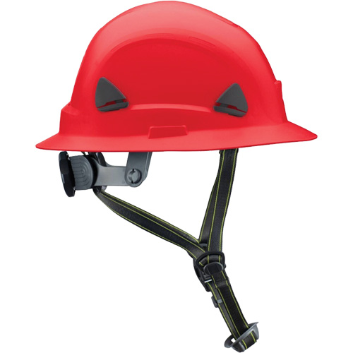 Fibre Metal Climbing Style Helmet with Full Brim, Meets CSA Type 2, Ratchet Suspension, Non-Vented Ontario Packaging