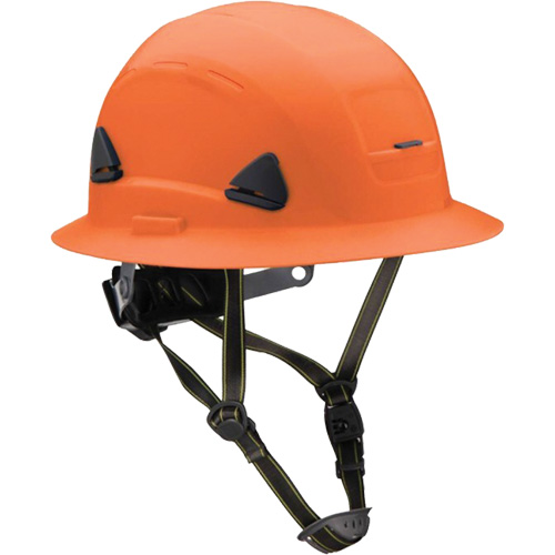 Fibre Metal Climbing Style Helmet with Full Brim, Meets CSA Type 2, Ratchet Suspension, Non-Vented Ontario Packaging