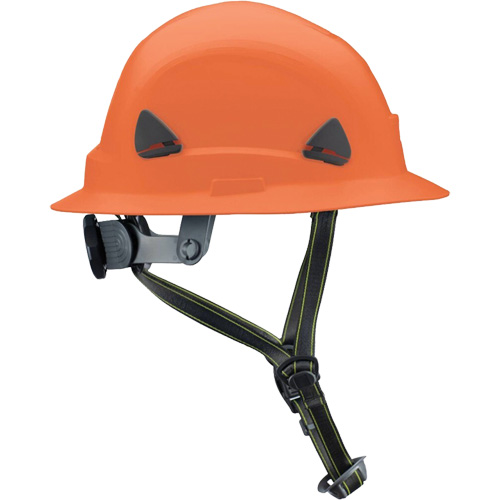 Fibre Metal Climbing Style Helmet with Full Brim, Meets CSA Type 2, Ratchet Suspension, Non-Vented Ontario Packaging