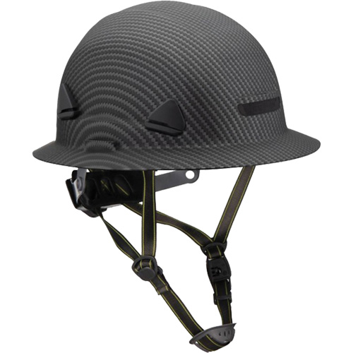 Fibre Metal Climbing Style Helmet with Full Brim, Meets CSA Type 2, Ratchet Suspension, Non-Vented Ontario Packaging