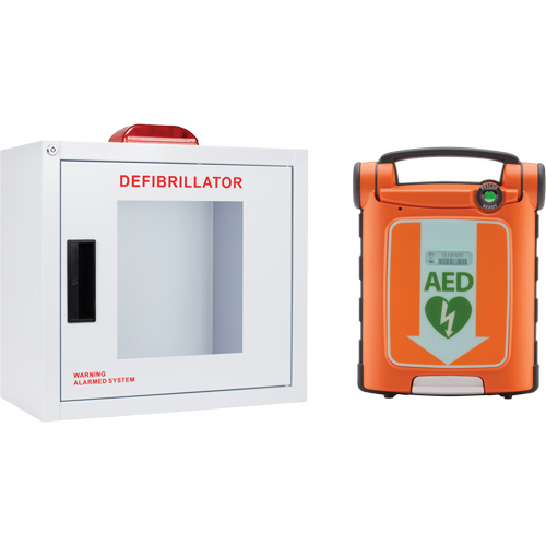 Trousse DEA Powerheart G5 avec armoire, Semi-automatique, Bilingue, Classe 3 Ontario Packaging