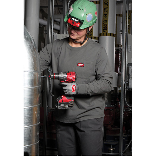 T-shirt &agrave; manches longues avec poches GRIDIRON, Femmes, T-petit, Noir Ontario Packaging