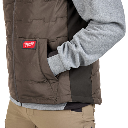 FREEFLEX Lightweight Insulated Vest, Men's, Small, Brown Ontario Packaging