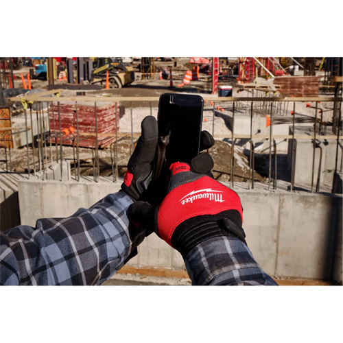Gants de travail antivibration, Taille Petit, Paume Synth&eacute;tique Ontario Packaging