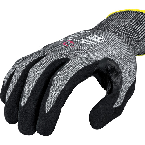 RWG589 Cut Protection Coated Gloves, Size X-Small, 18 Gauge, Foam Nitrile Coated, HPPE Shell, ASTM ANSI Level A9/EN 388 Level F Ontario Packaging