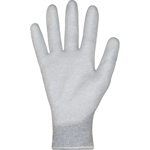 KnitActiv Electrostatic Dissipative Low-Linting White Gloves, 5, Polyurethane Coating, 13 Gauge, Nylon/Cotton Shell Ontario Packaging