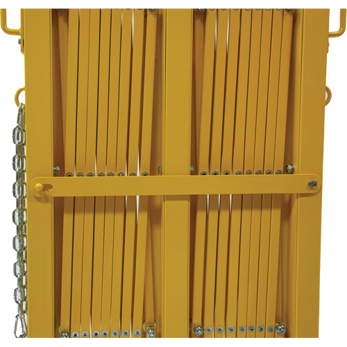 Expandable Barrier, 84" H x 20' L, Yellow Ontario Packaging