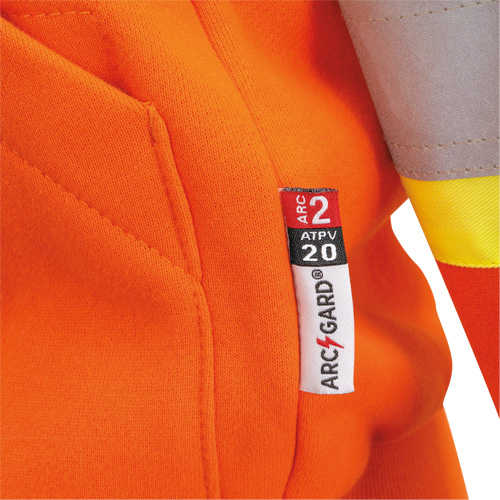 Heavyweight Safety Hoodie, Women's, X-Small, High Visibility Orange Ontario Packaging